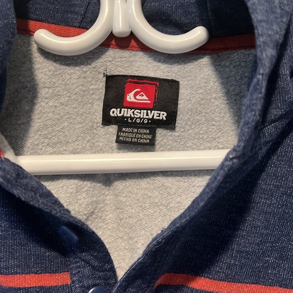 Striped quicksilver hoodie. - Picture 2 of 3